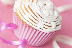 Cupcake in Rosa