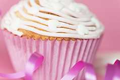 Cupcake in Rosa